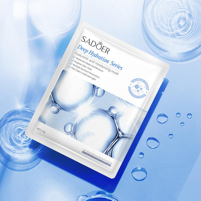 Mascarilla facial ácido hialurónico 4 uds
