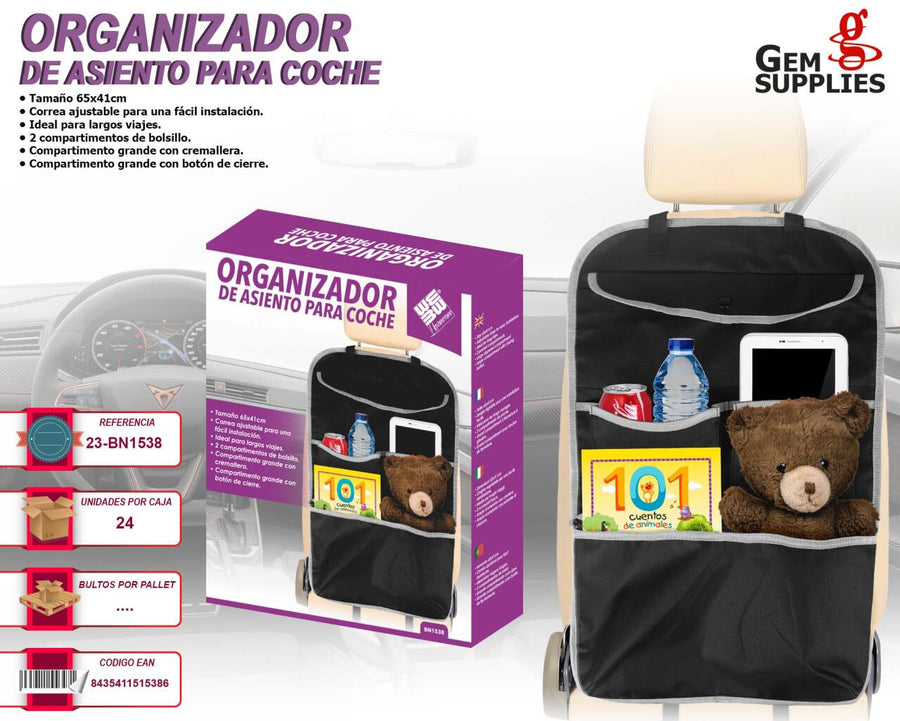 Organizador de Asiento para Coche