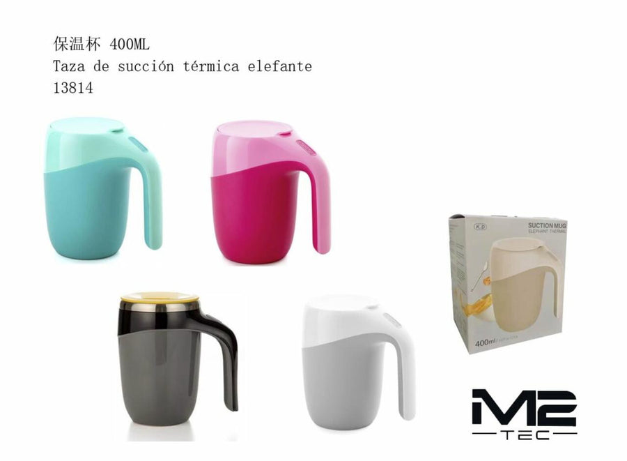 La taza que se agarra a la mesa
