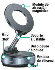 Soporte móvil magnético coche y moto