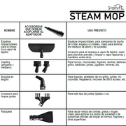 Mopa a vapor multifunción 2 en 1