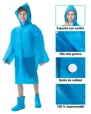 Chubasquero infantil impermeable EVA