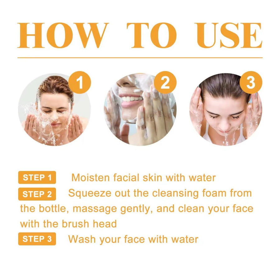 Limpiador facial de cúcuma para piel luminosa