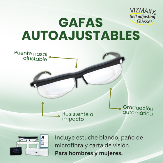 Gafas ajustables graduación instantánea