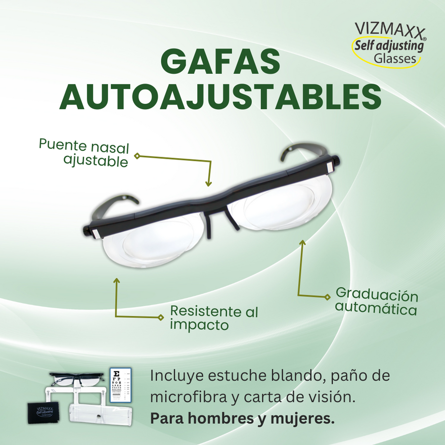 Gafas ajustables graduación instantánea