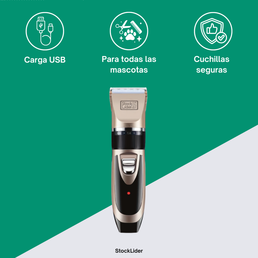 Máquina cortapelo mascotas USB | ViamoMas