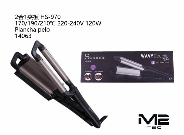 Plancha Surker Wavy 2 en 1 | Alisa y ondula