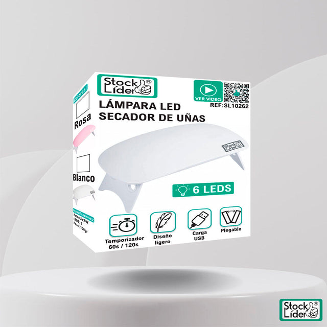 Lámpara LED secador de uñas rápida