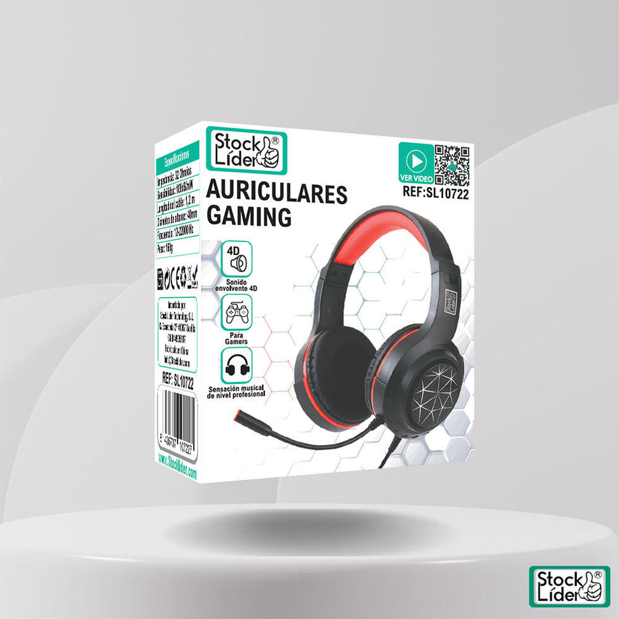 Auriculares gaming 4D con micrófono | ViamoMas