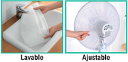 Funda para ventilador 45 cm ajustable