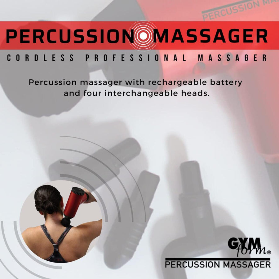 Pistola de masaje inalámbrica profesional