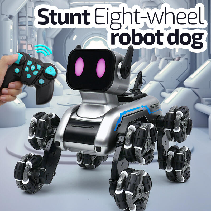 Perro robot inteligente 8 ruedas STLNT