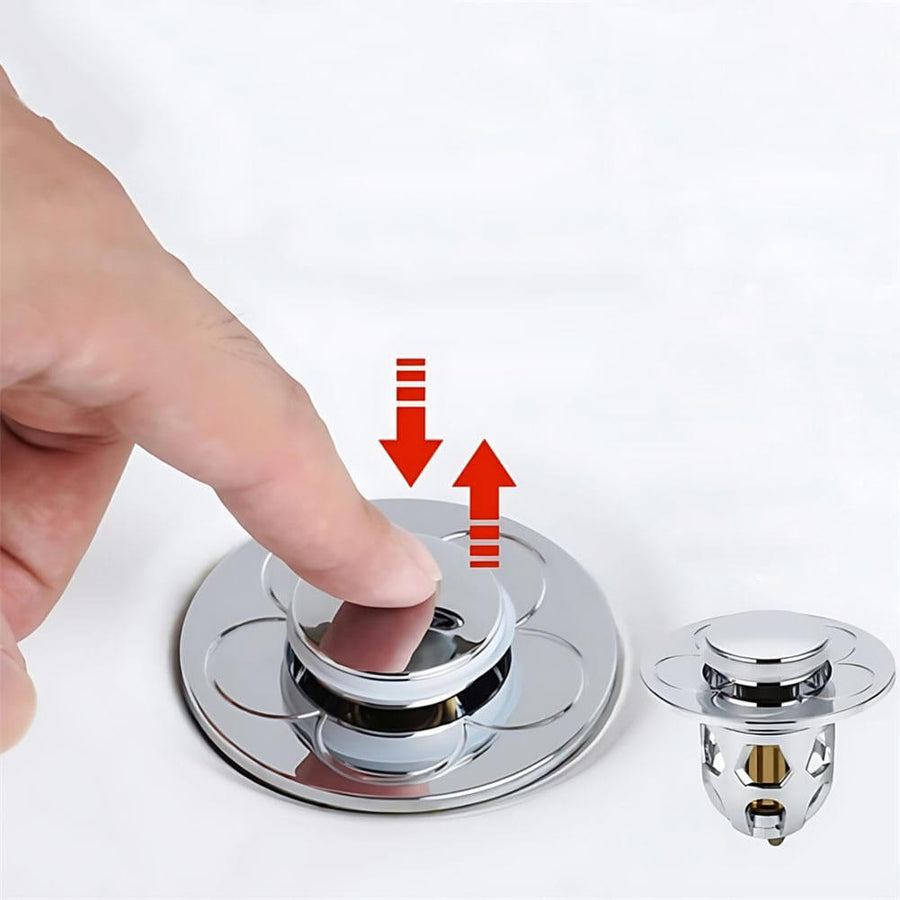 Tapón de drenaje para lavabo antiatascos