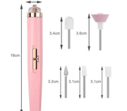 Lima de uñas eléctrica 5 en 1