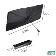 Parasol paraguas para coche plegable
