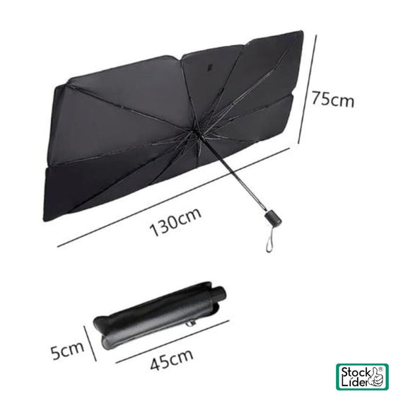 Parasol paraguas para coche plegable