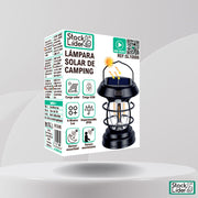lámpara solar camping sensor movimiento