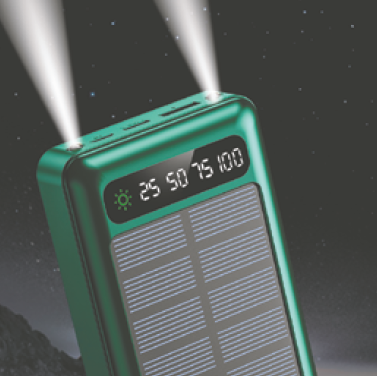 Powerbank solar 20000mAh con cables