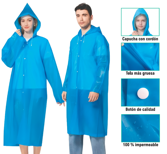 Chubasquero adulto impermeable EVA