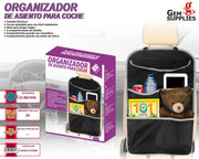 Organizador coche maletero y asiento