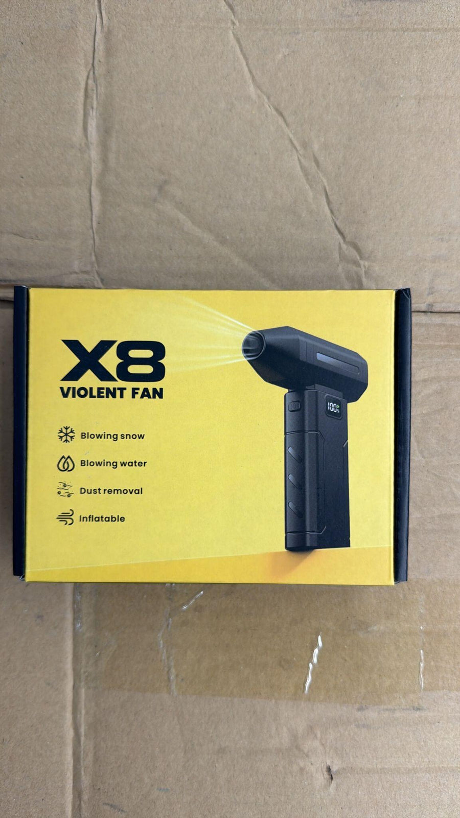Ventilador de Mano Ultrapotente X8
