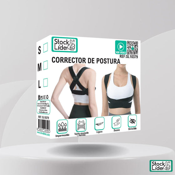 Corrector de postura cómodo y ajustable