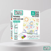 Pizarra con Luz LED 15x15 | Dibuja y brilla