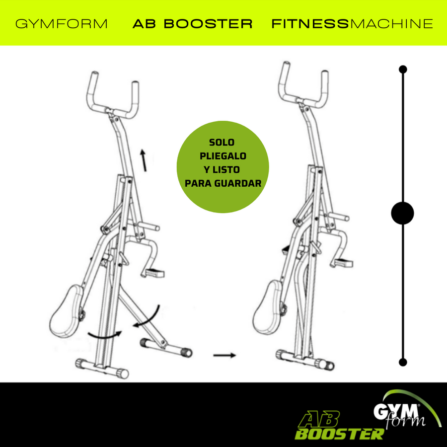 AB Booster Plus plegable para casa