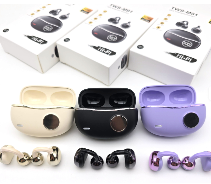 Auriculares Clip-On Inalámbricos TWS-M91