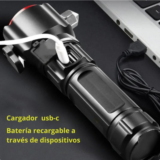 Linterna de emergencia superpotente