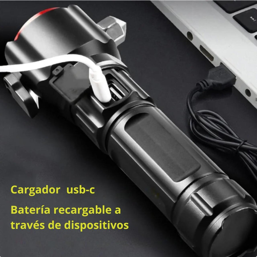 Linterna de emergencia superpotente