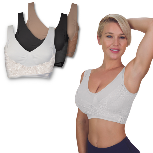 Sujetador Push Up Sin Costuras 3 uds