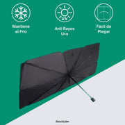 Parasol paraguas para coche plegable