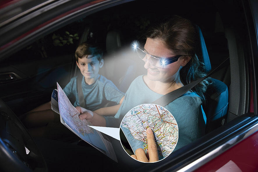 Gafas de aumento con luz LED | ViamoMas