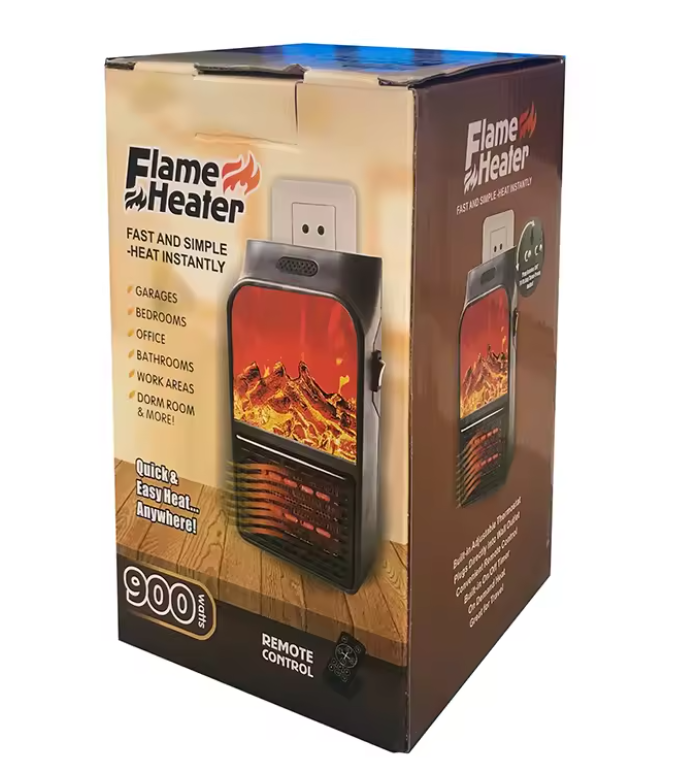 Calefactor portátil enchufable 1000W
