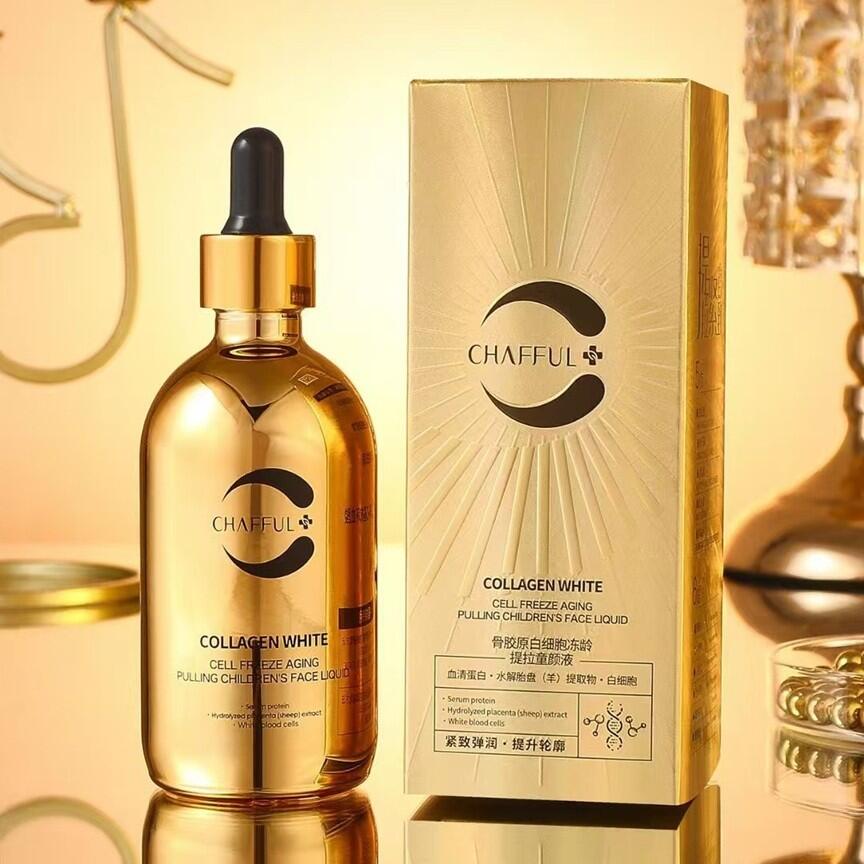 Solución facial antiedad con colágeno