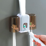 Soporte cepillo dientes dispensador pasta