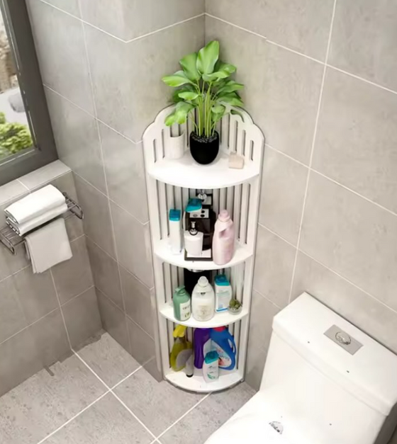 Organizador de Esquina para Baño Compacto