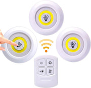 Luces LED con control remoto | Set 3 uds