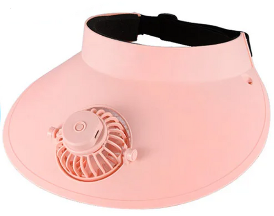 Gorra ventilador recargable 360° | ViamoMas