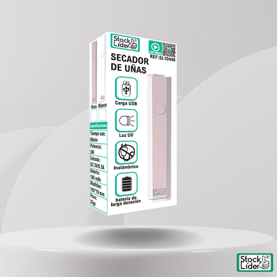 Secador de uñas UV portátil USB-C