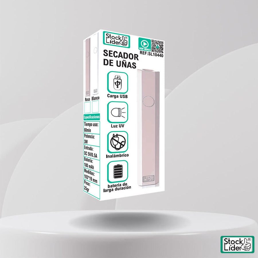 Secador de uñas UV portátil USB-C