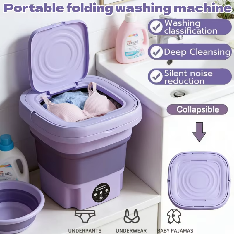 Lavadora portátil 9L plegable | ViamoMas