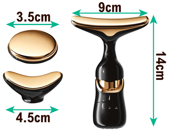 Masajeador facial vibración para rostro