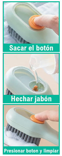 Cepillo multiusos con dispensador | ViamoMas