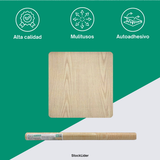 Rollo adhesivo pared y muebles 45x2m