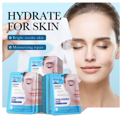 Mascarilla facial hidratante ácido hialurónico