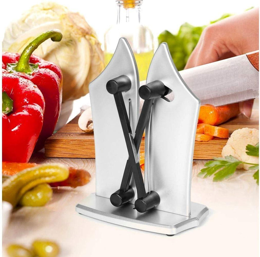 Afilador de cuchillos manual compacto