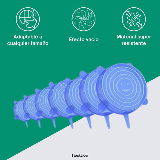Tapa silicona multiusos para cocina