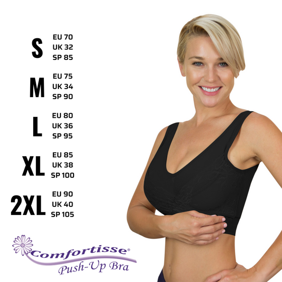 Sujetador Push Up Sin Costuras 3 uds